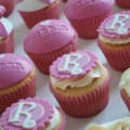 bieber pink girls cupcakes