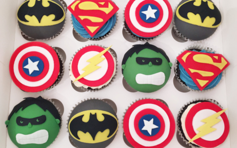 Super Hero Cupcakes