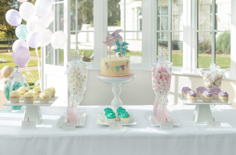 candy buffet sweet table pastel