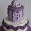 princess sofia two tier birthday cake