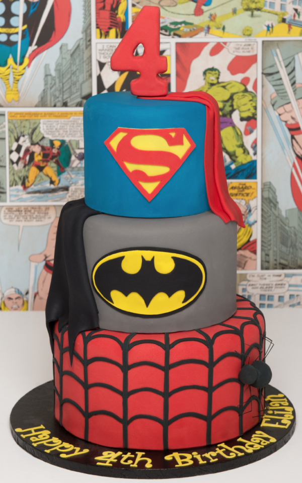 Super Hero Cake - Bespoke Celebration Cakes For All Occasions