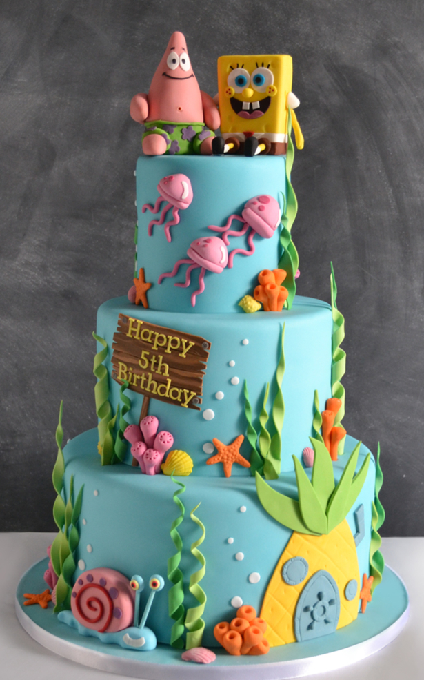 Spongebob Cake celebration cake