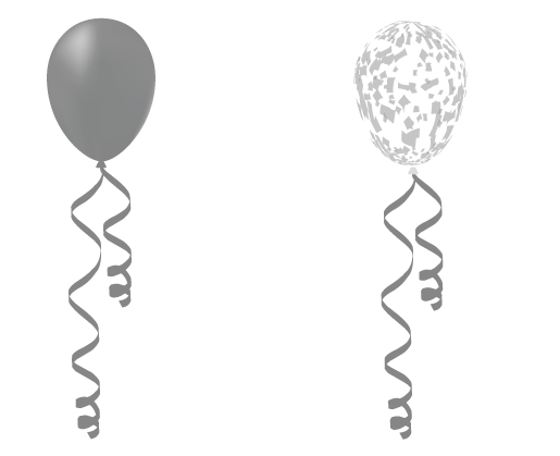single party balloons