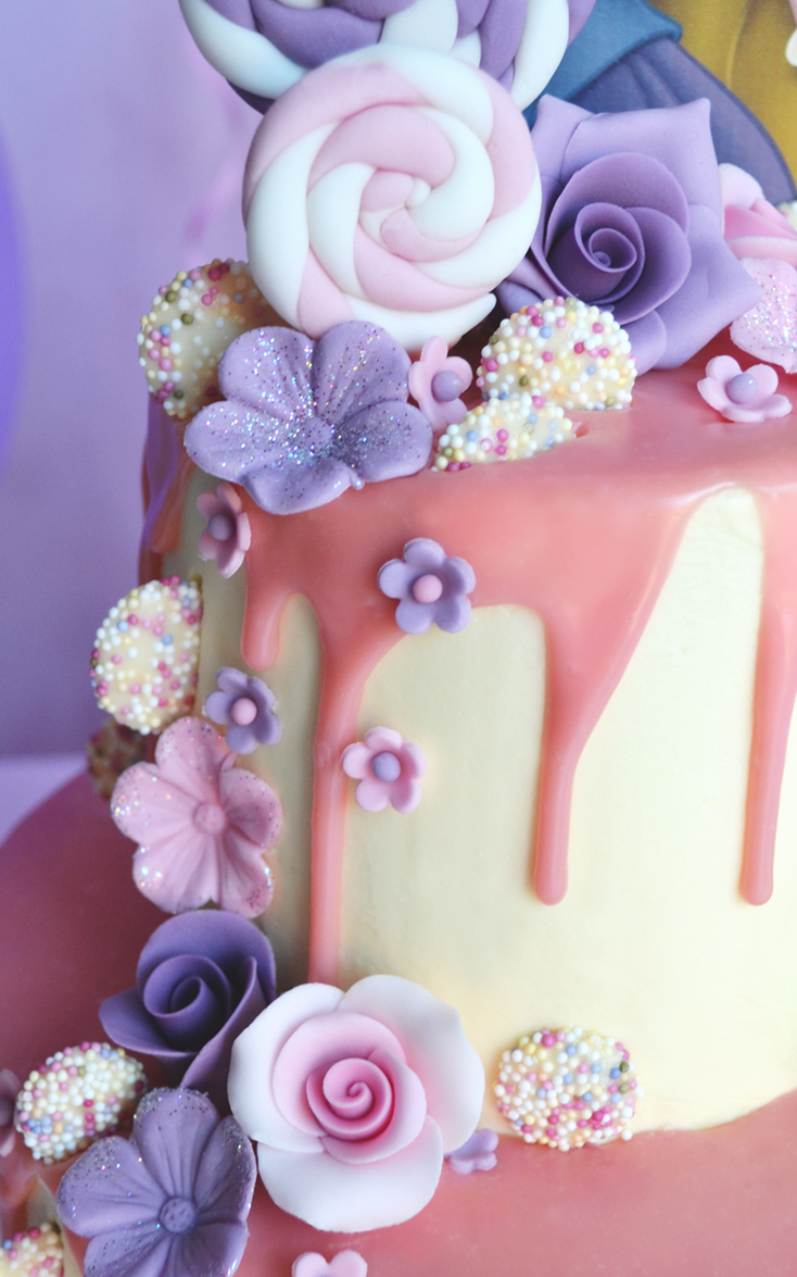 Tangled Disney Princess Cake, rapunzel princess party