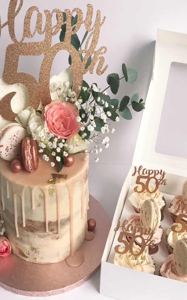 50th Birthday Cake, birthday & wedding cakes | Antonia's Cakes North West